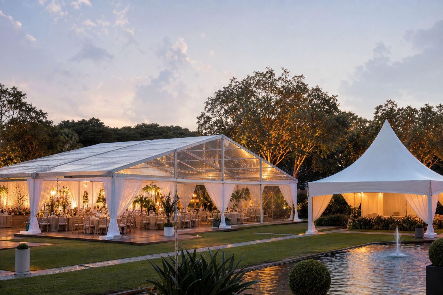 Tenda Cristal vs. Tenda Branca: Qual a melhor opção para o seu projeto?