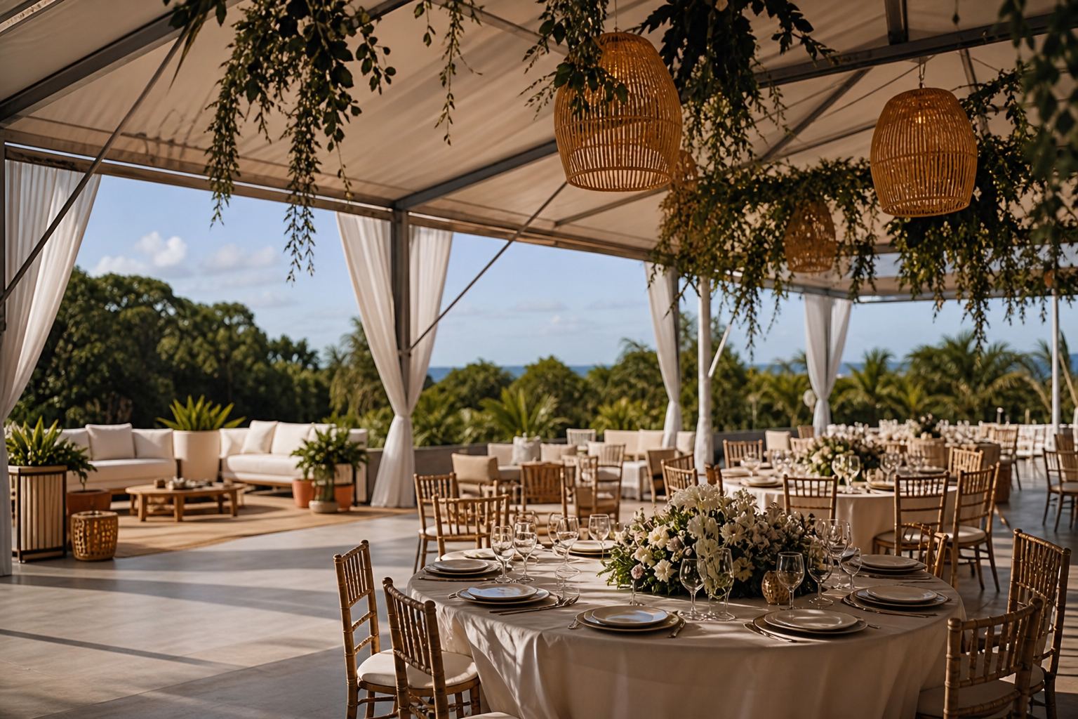 Eventos no verão: Como escolher toldos que garantam conforto térmico